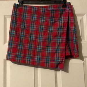 Vintage Necessary Objects tartan wrap skirt